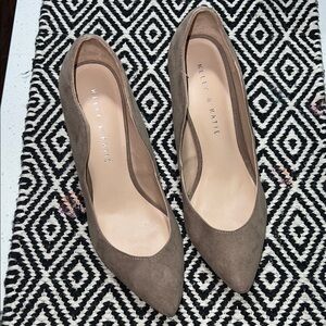 Kelly & Katie Brown Suede Heels